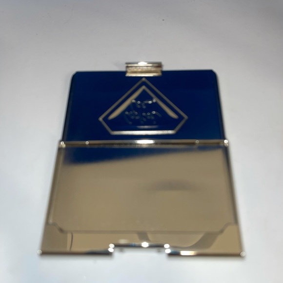 Silver/Rhinestone Business Card Holder Cookie Lee - Picture 5 of 6